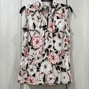 Karl Lagerfeld | Floral‎ Sleeveless Blouse | Women’s Size Small